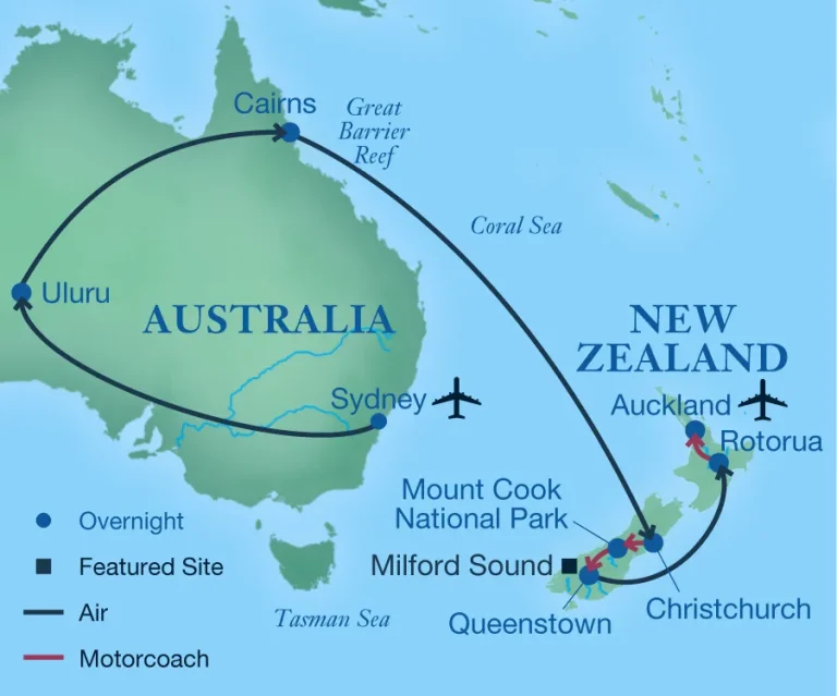 How Far is New Zealand from Australia