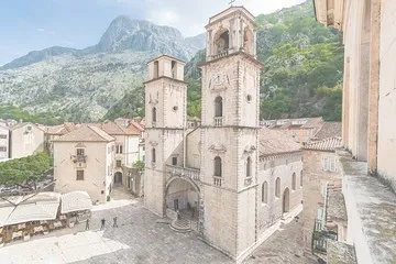 The Cathedral of St. Tryphon in Kotor Montenegro Old town